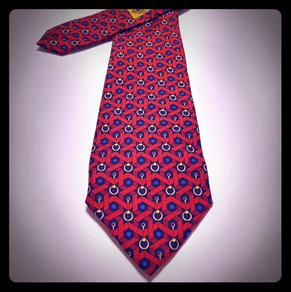 Guess silk tie
